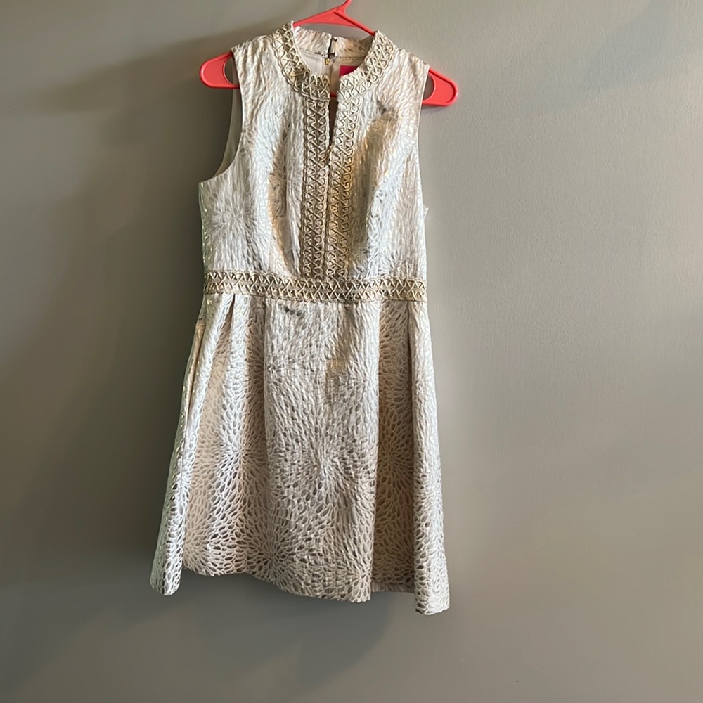 Lilly Pulitzer Gold Franci Dress